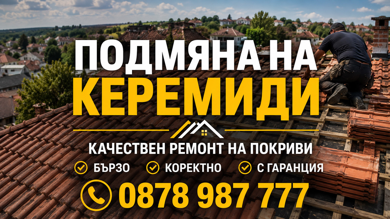 Подмяна на керемиди